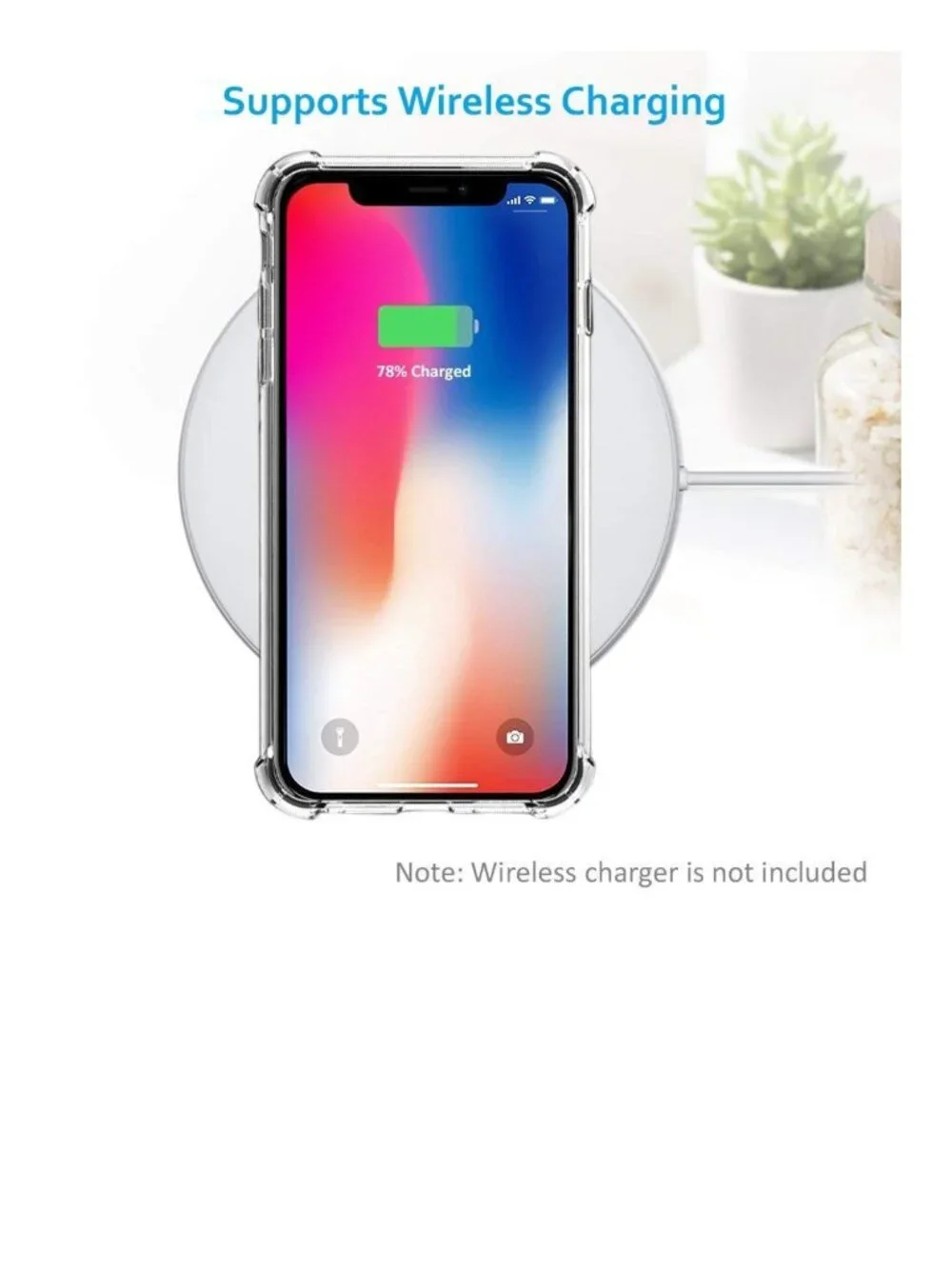 2 NEW iPhone Xs 1Os X 10 Clear Case Cover Transparent Slim Shock Absorption NIP